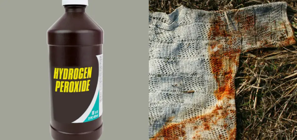 Hydrogen Peroxide to Remove Rust Stain from Clothes