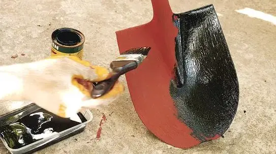 Paint the metal items