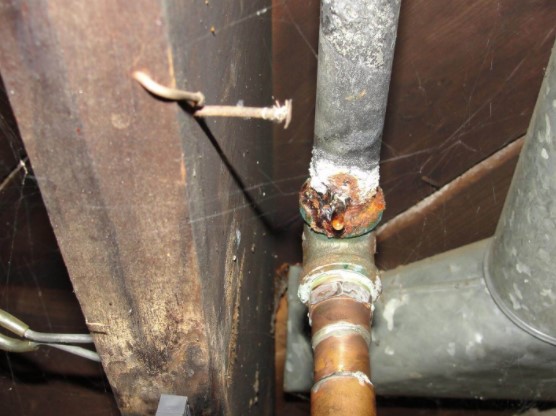 Problems of galvanized pipes
